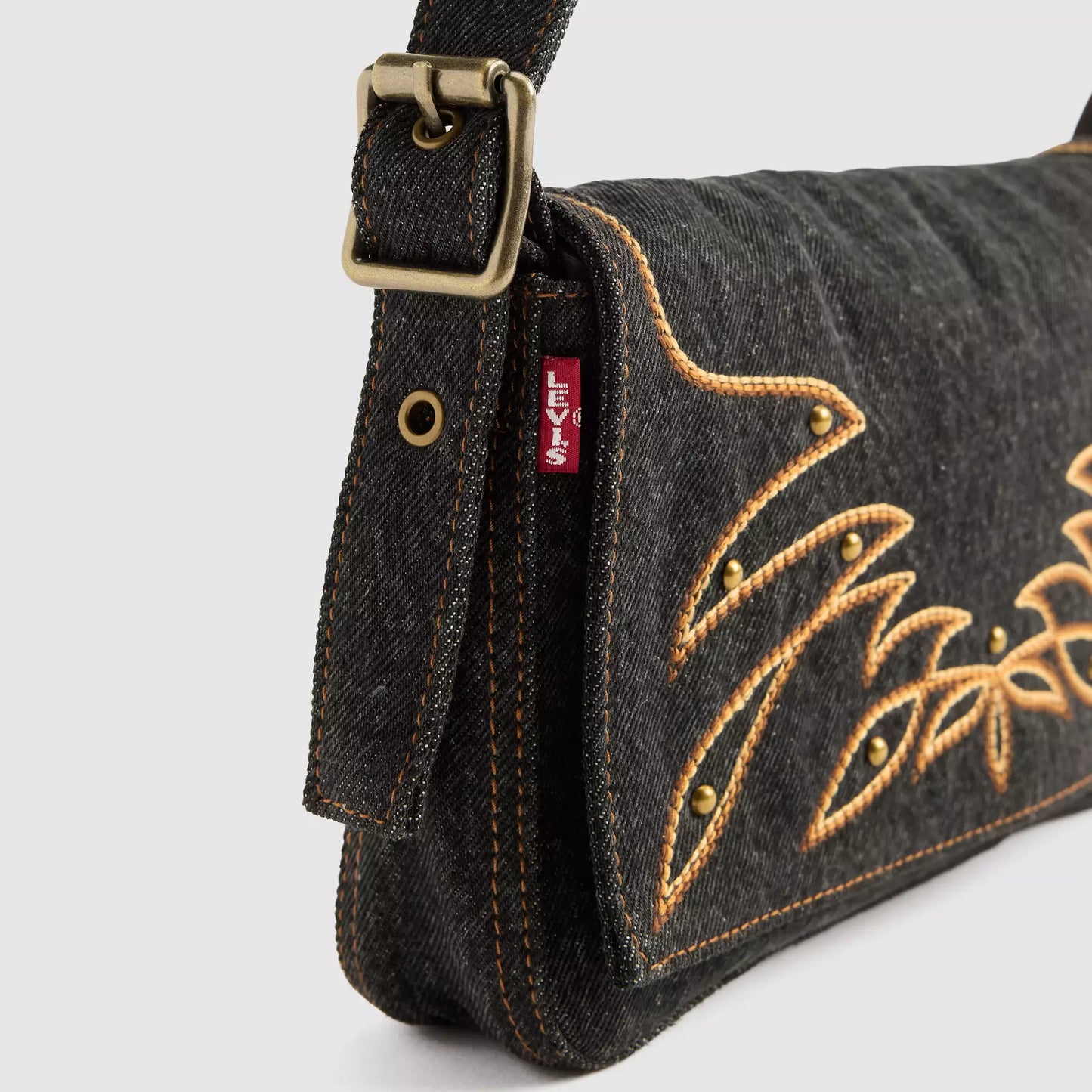 Borsa Brannan in denim nero