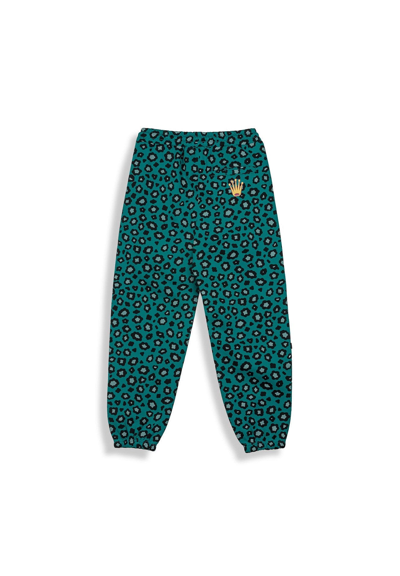 Pantalone tuta Royal leopardato verde