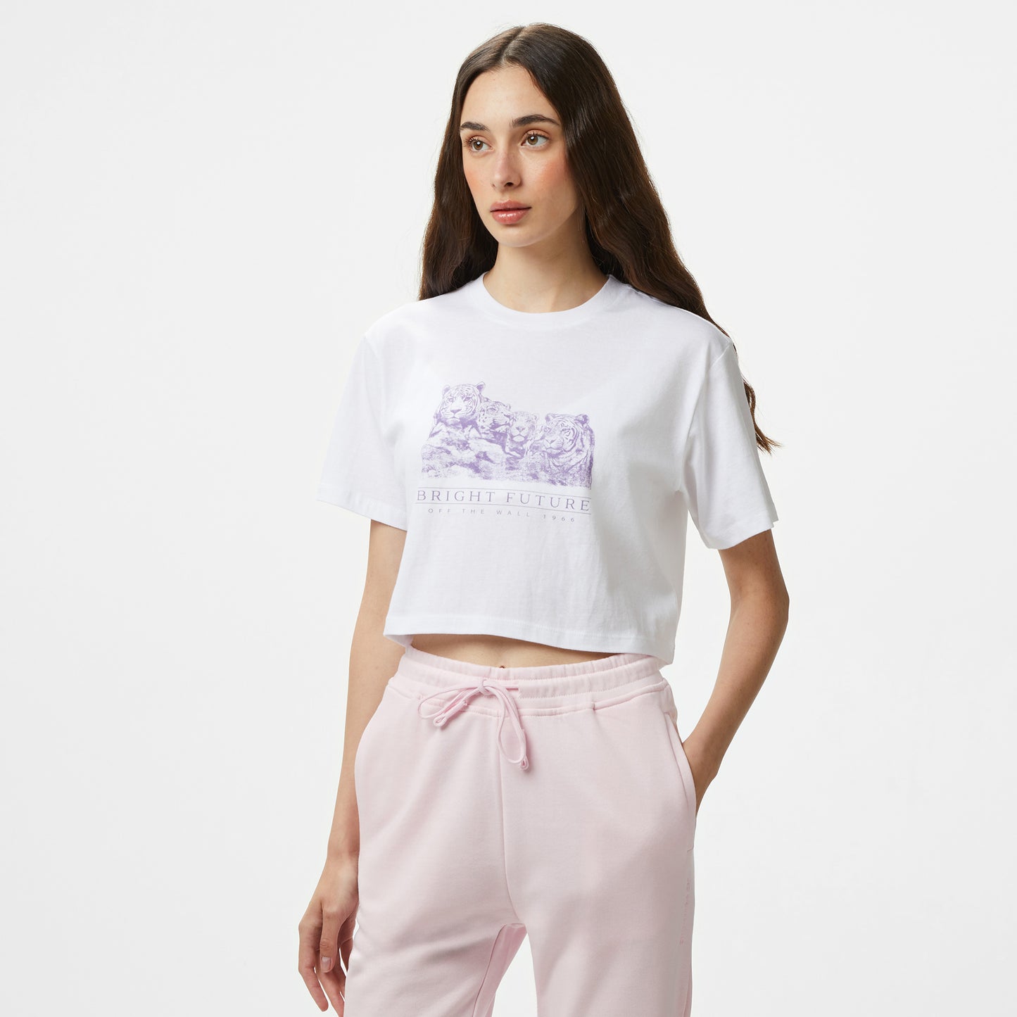 T-shirt Crop Bright Future bianco - 8/14 ANNI