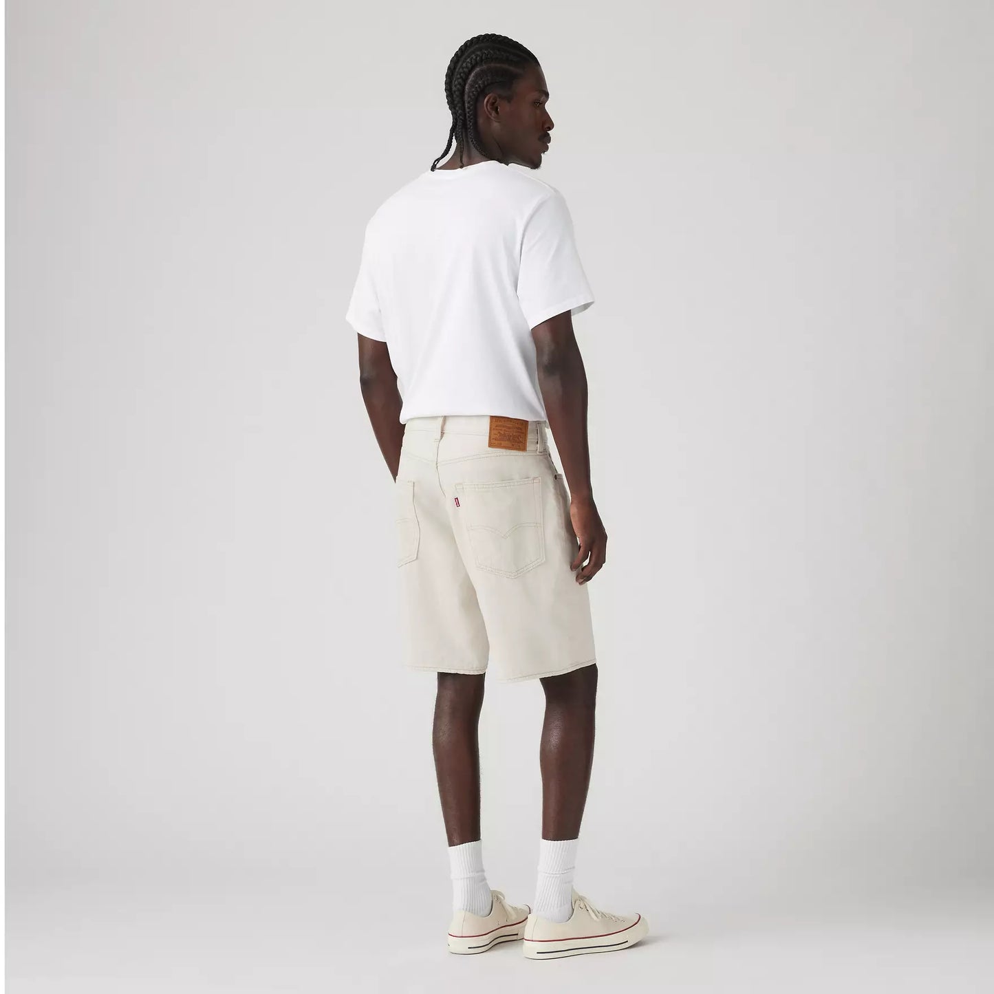 Pantaloncini Levi's® 468 loose in lino bianco