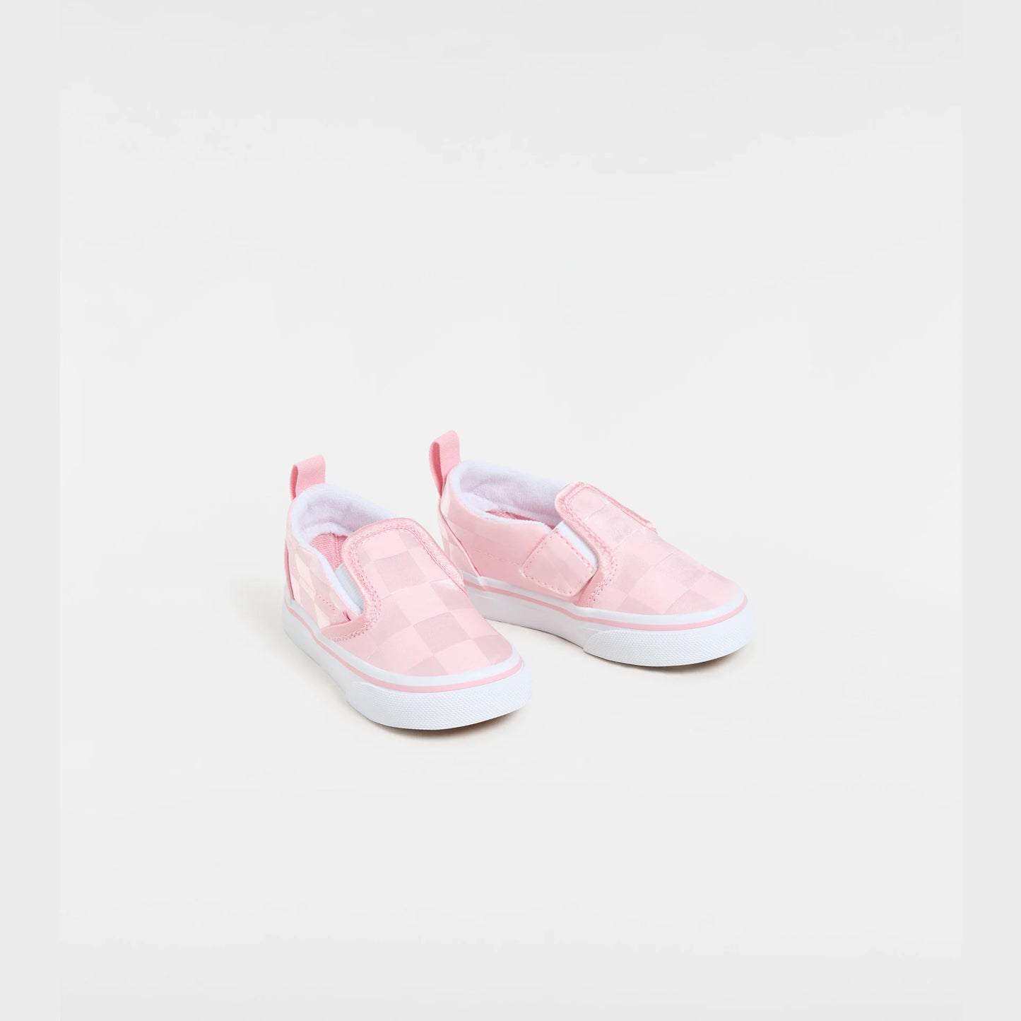 Vans Slip on in raso rosa da bimba