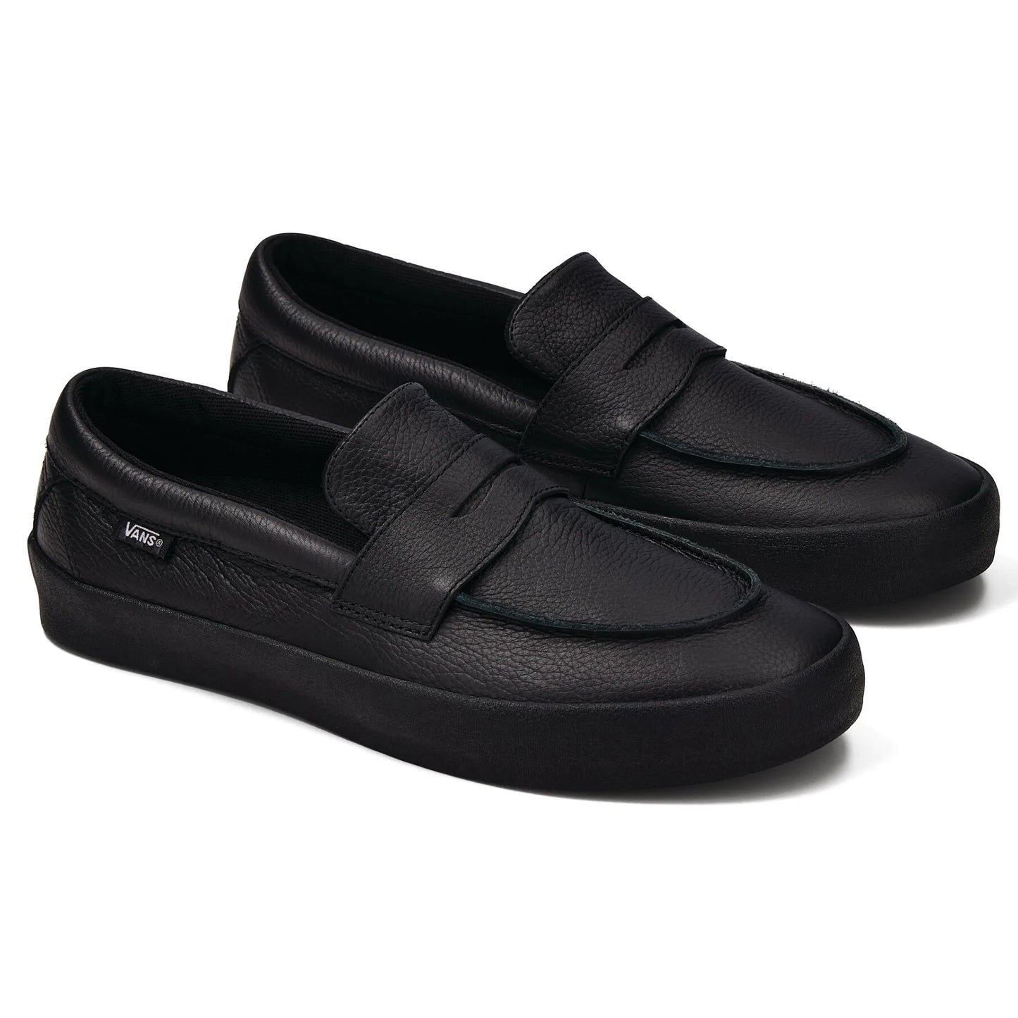 Vans Skate Loafer in pelle nero