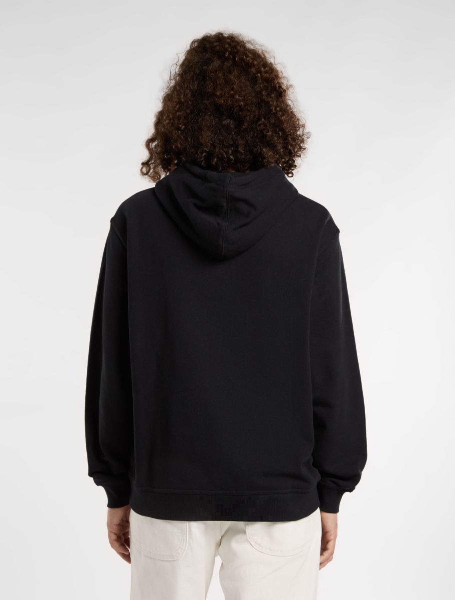 Felpa Lewistown con cappuccio nero