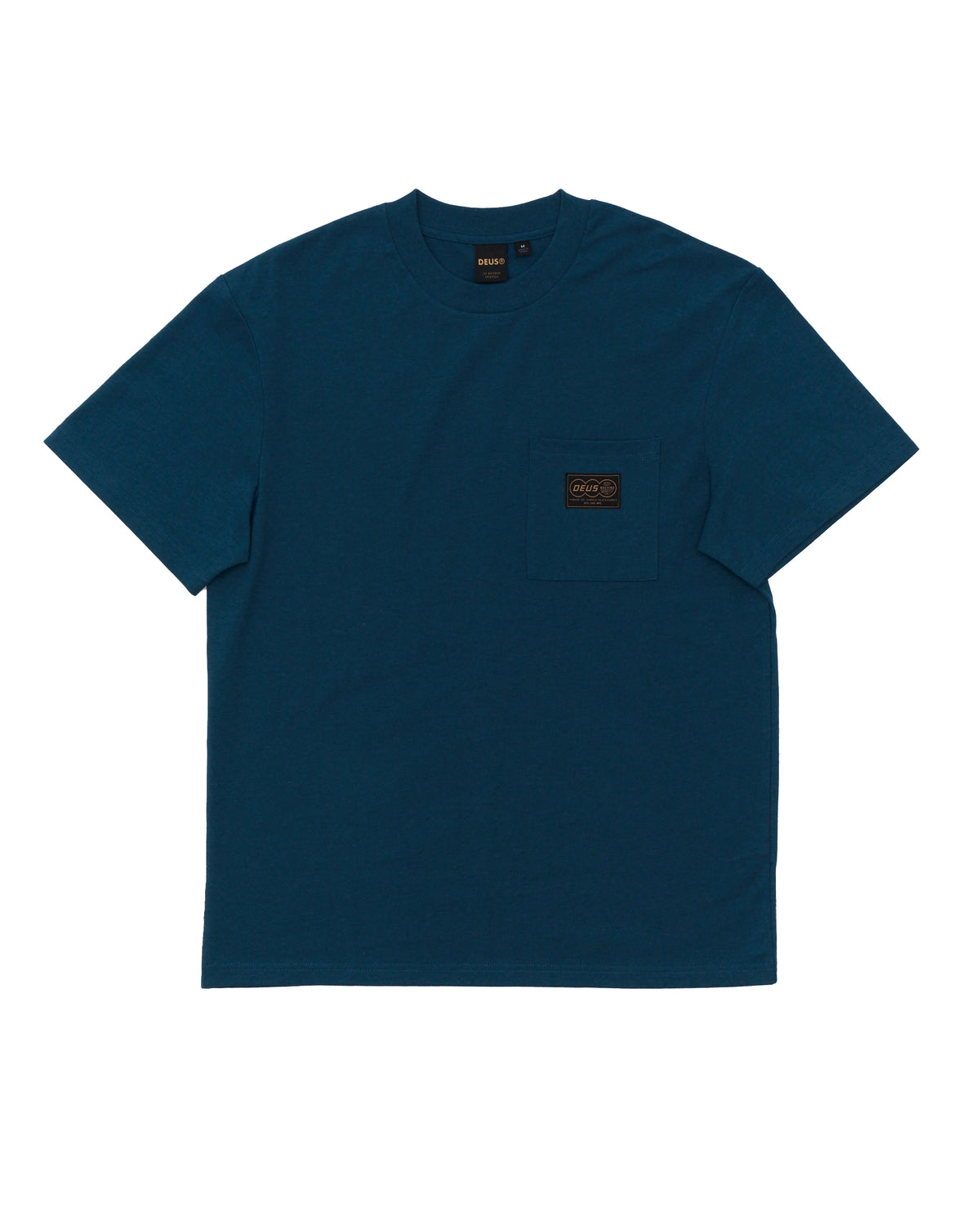 T-Shirt Terrace con taschino petrolio