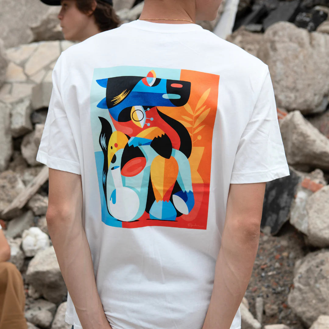 T-Shirt Caballo bianco