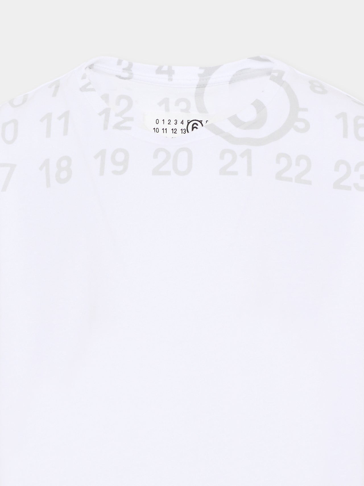 T-Shirt Maison Margiela crop bianco - 8/16 ANNI