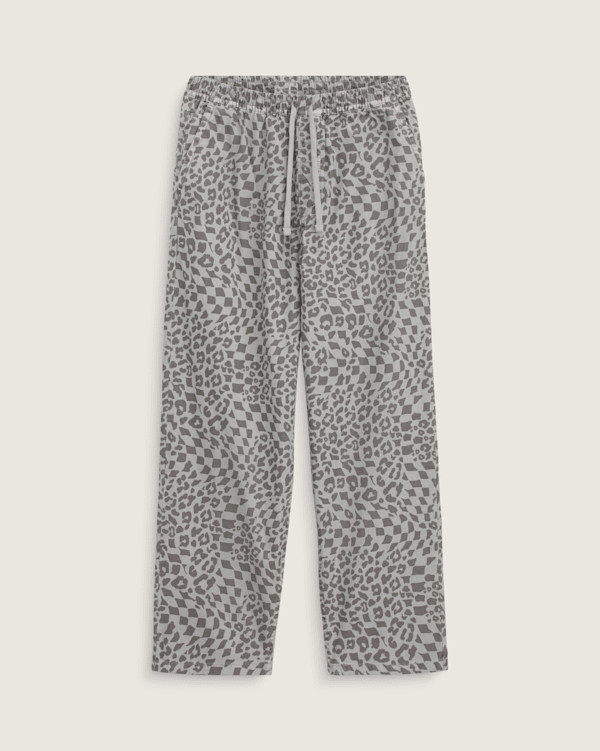 Pantalone Range novelty baggy leopardato grigio