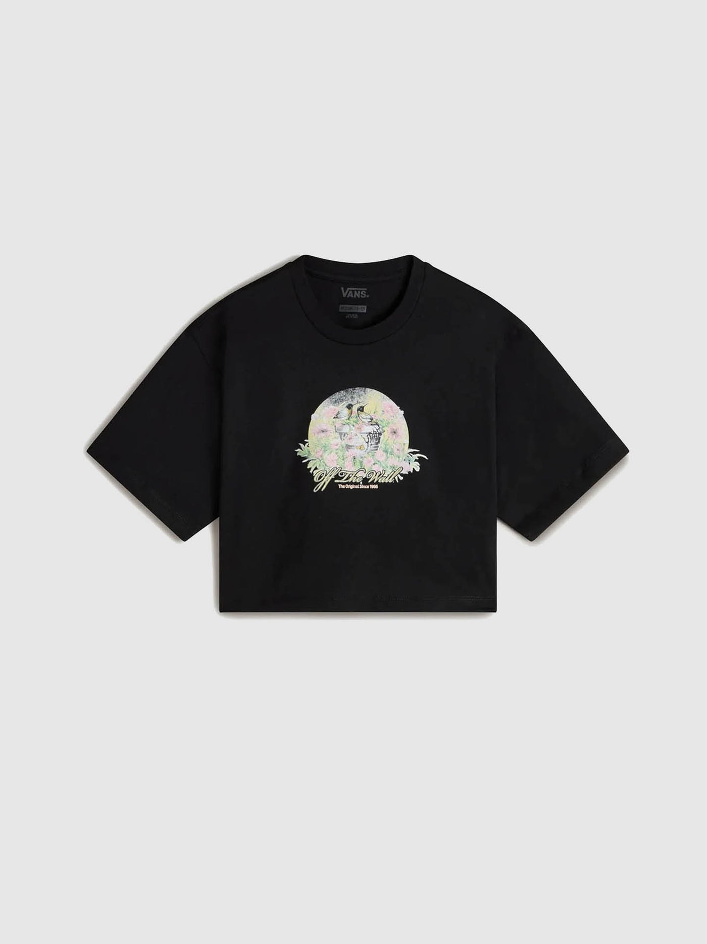 T-shirt Birdsong Crop nero - 8/14 ANNI