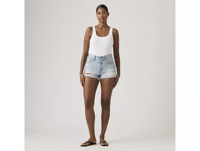 Pantaloncini Levis 501 denim chiaro