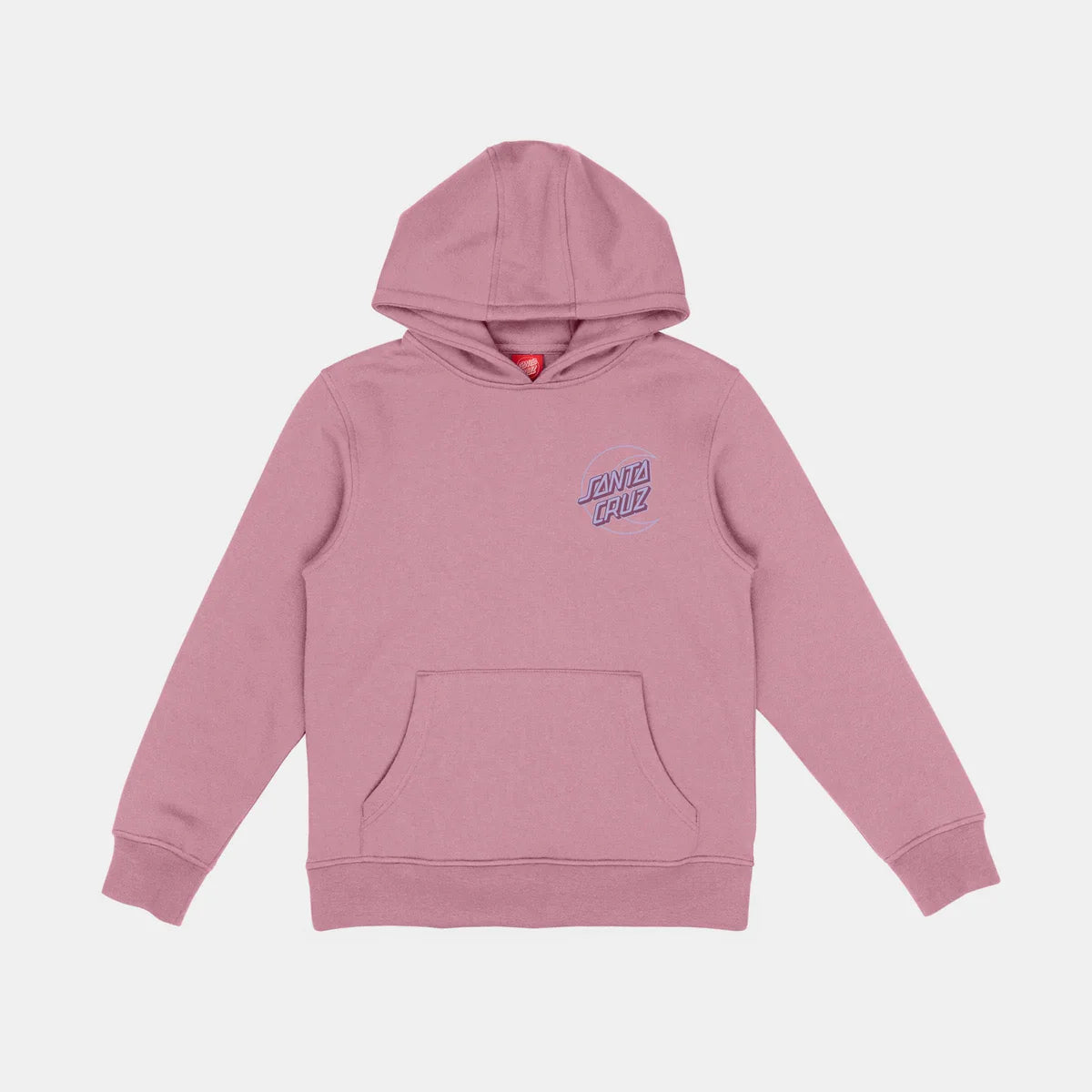 Felpa Imprint moon con cappuccio rosa - 6/14 ANNI