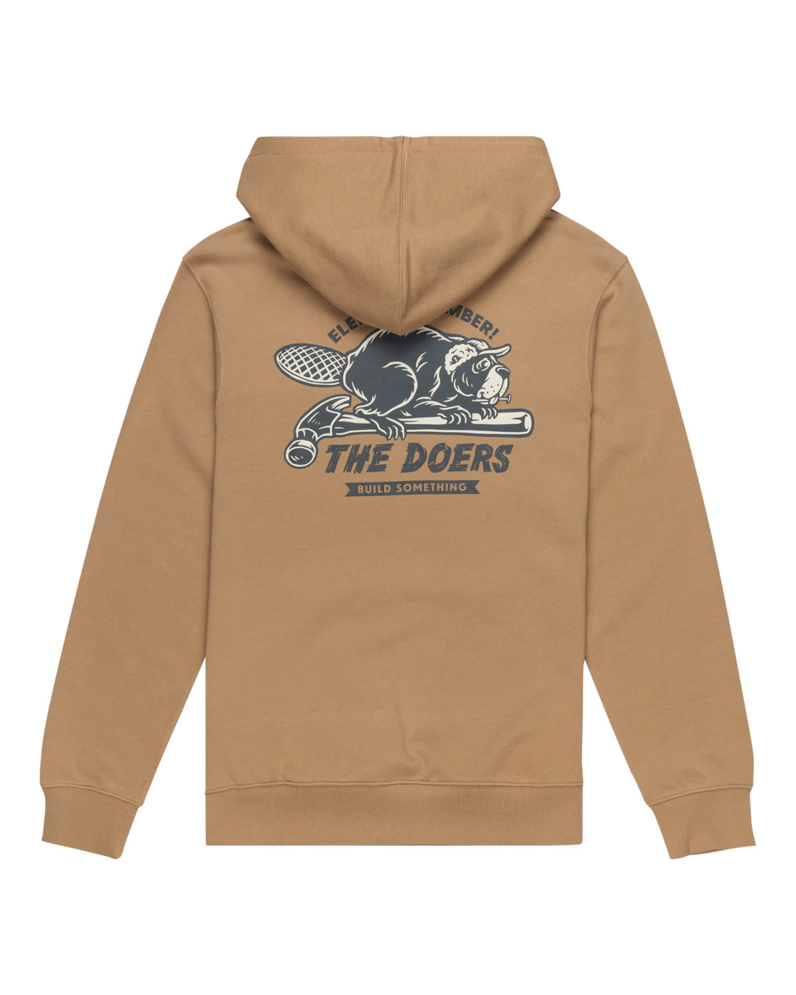 Felpa Timber builder con cappuccio khaki