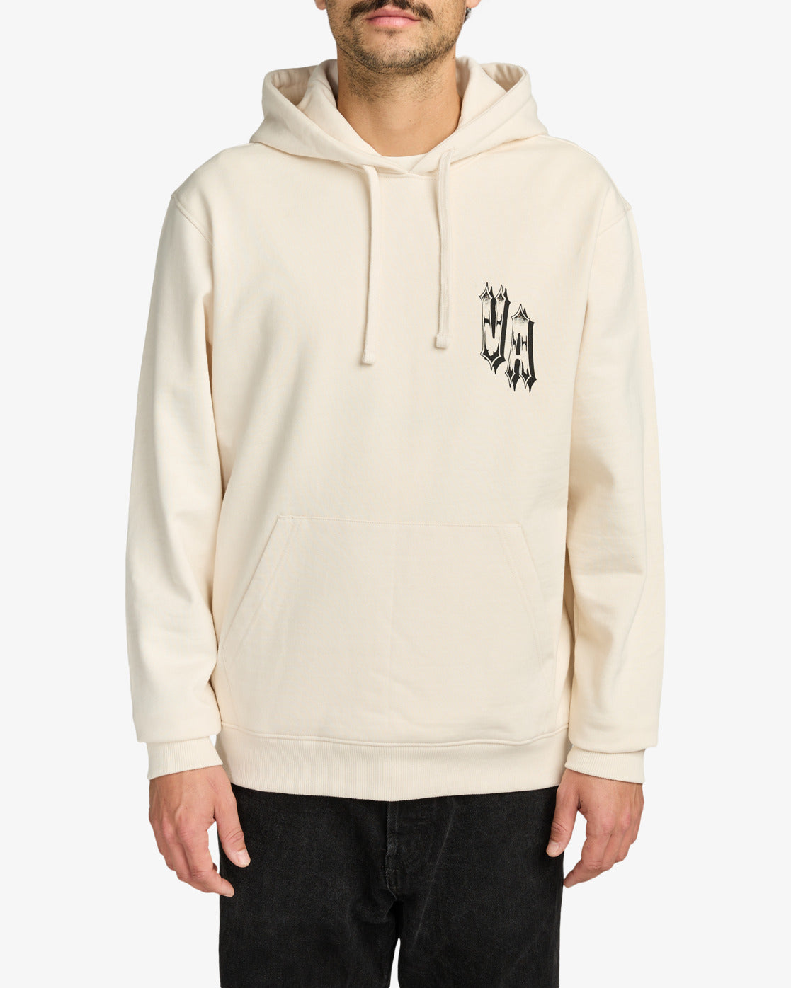 Felpa All seeing con cappuccio crema