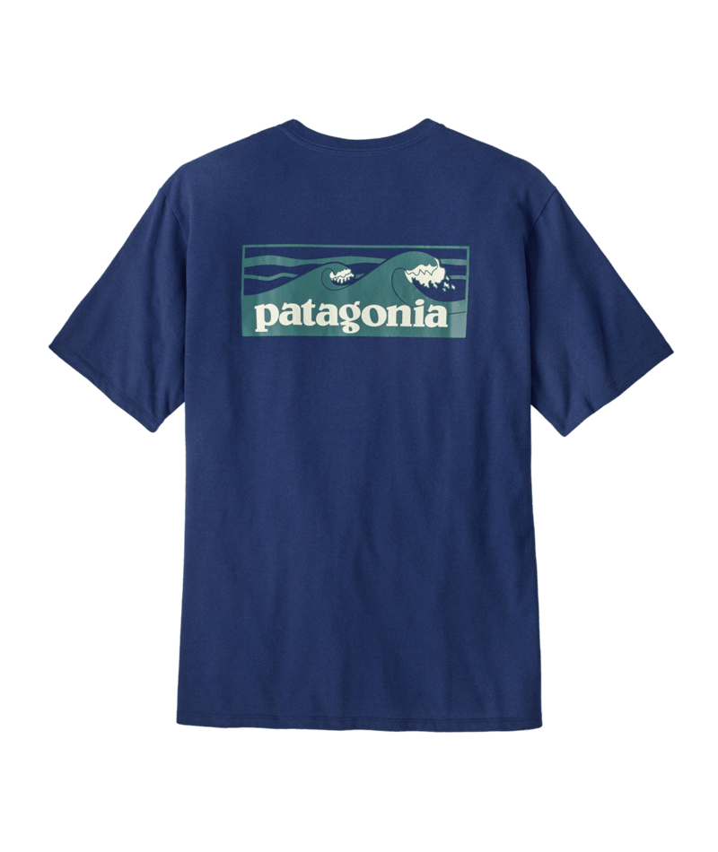 T-shirt Boardshort con taschino blu