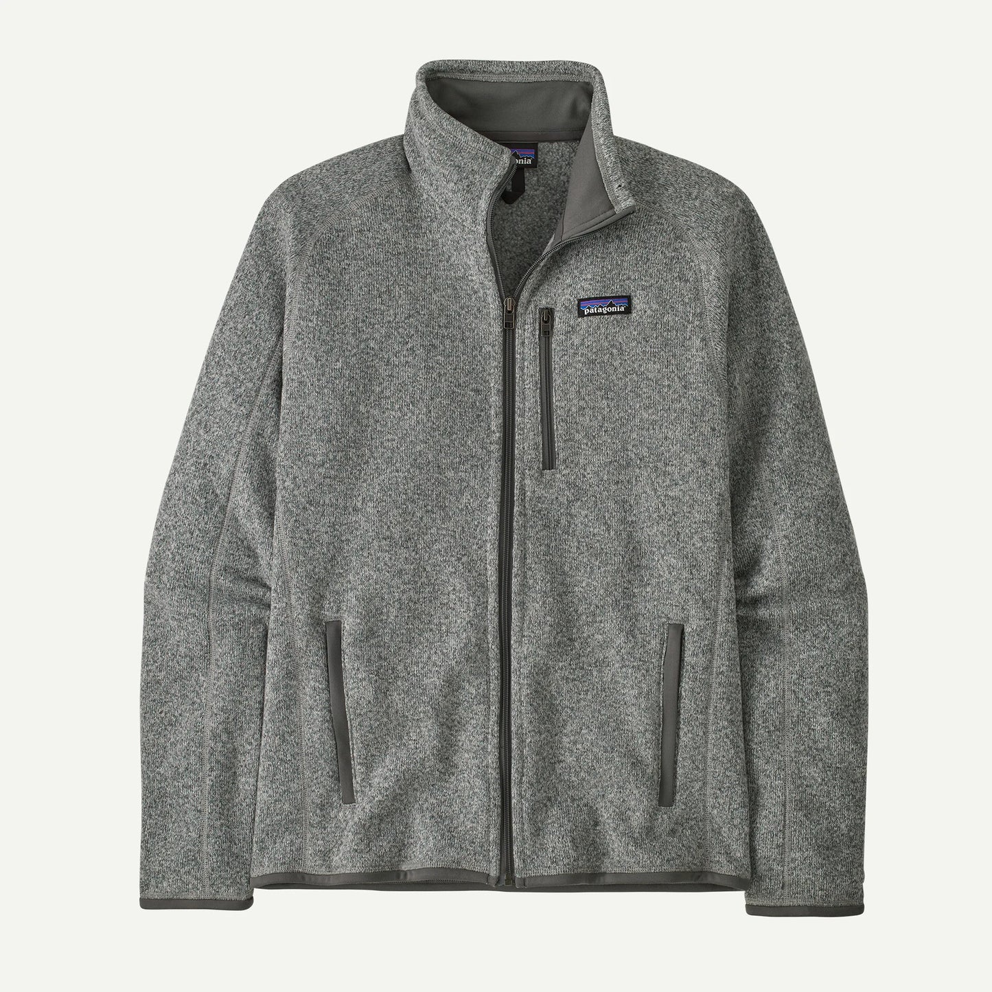 Giacca Better in pile full zip grigio