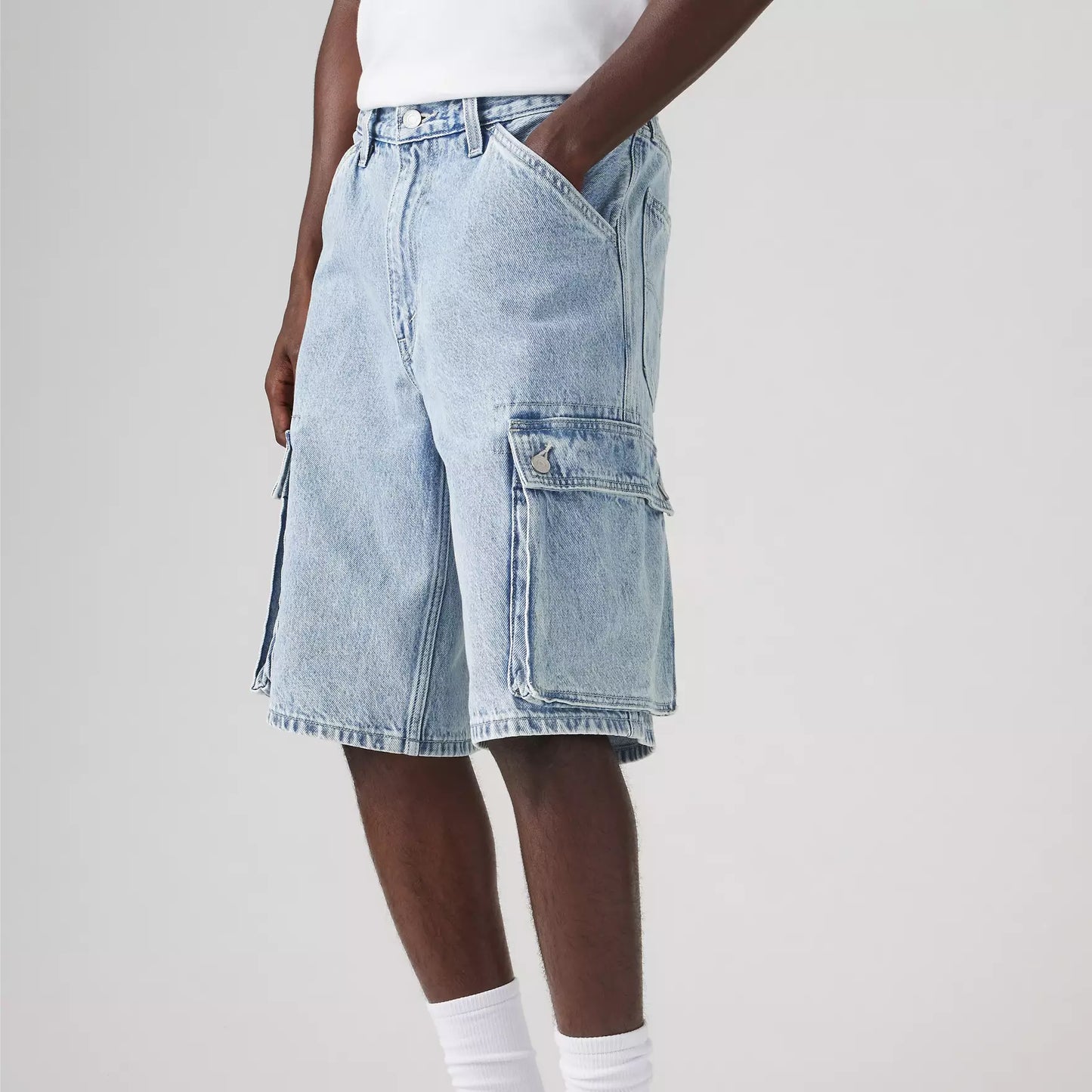 Pantaloncini Levi's® 478 baggy cargo in denim