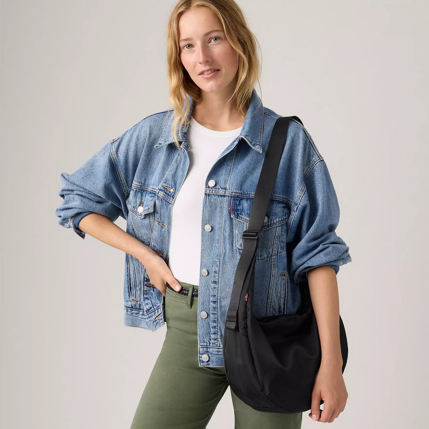 Borsa Levi's Brooklyn grande nero - 13L