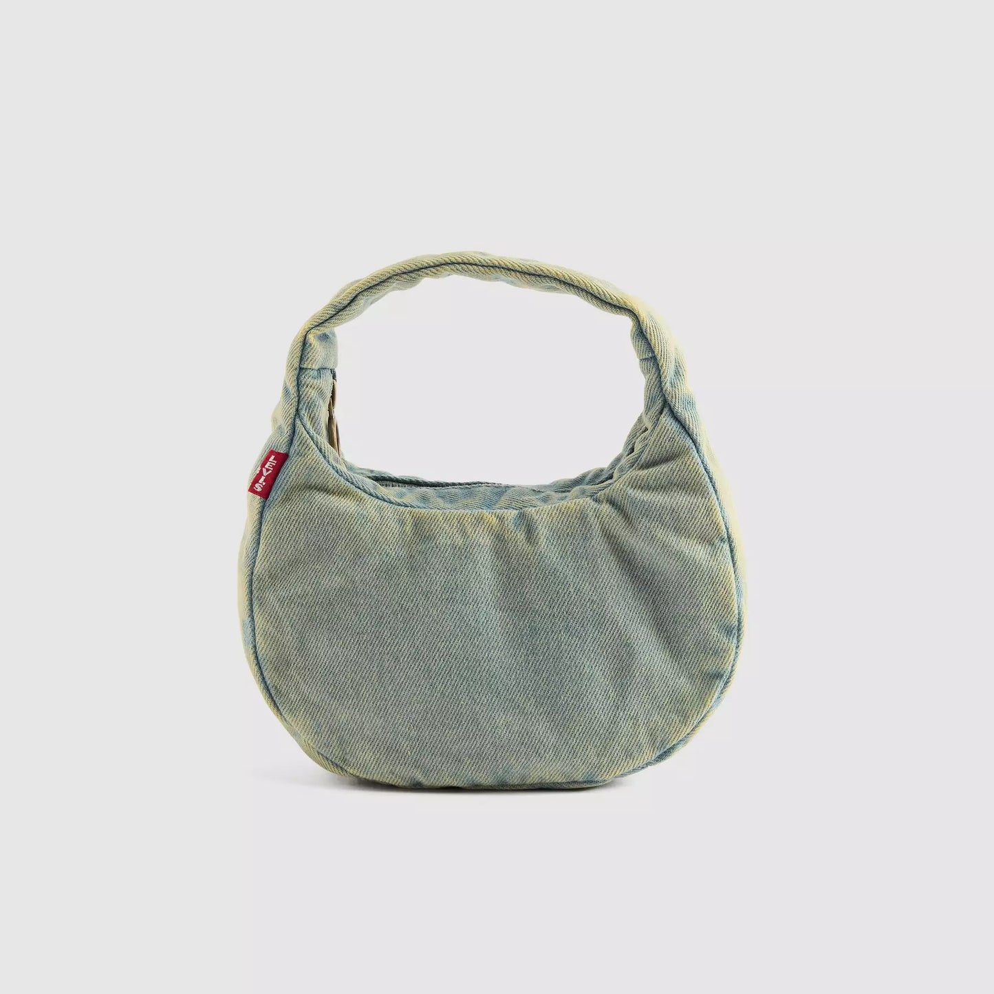 Borsa Baby Brooklyn in denim slavato