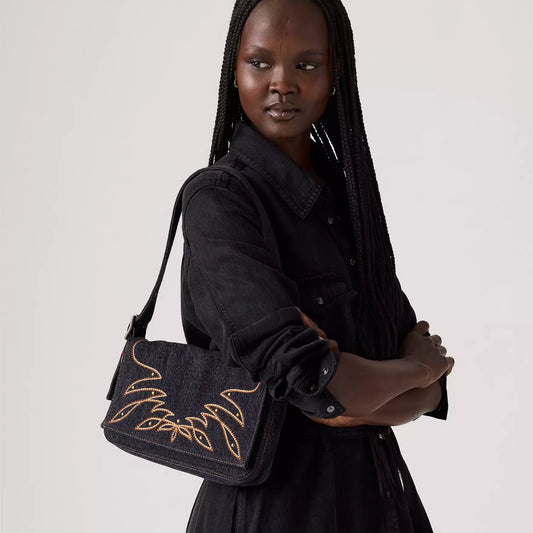 Borsa Brannan in denim nero