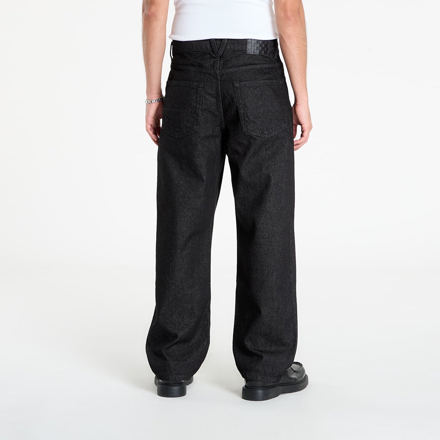 Jeans Check-5 nero slavato