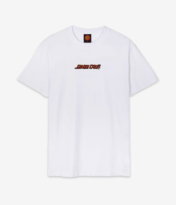 T-Shirt Roskopp monster strip bianco