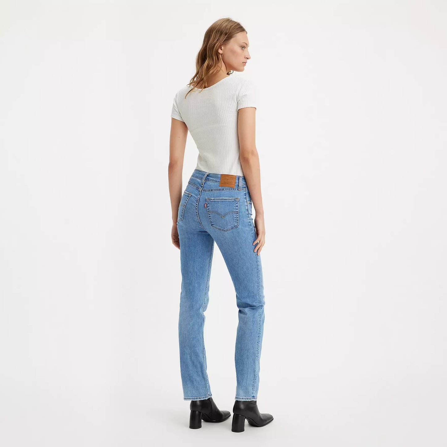 Jeans 724 High rise straight blu