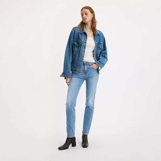 Jeans 724 High rise straight blu