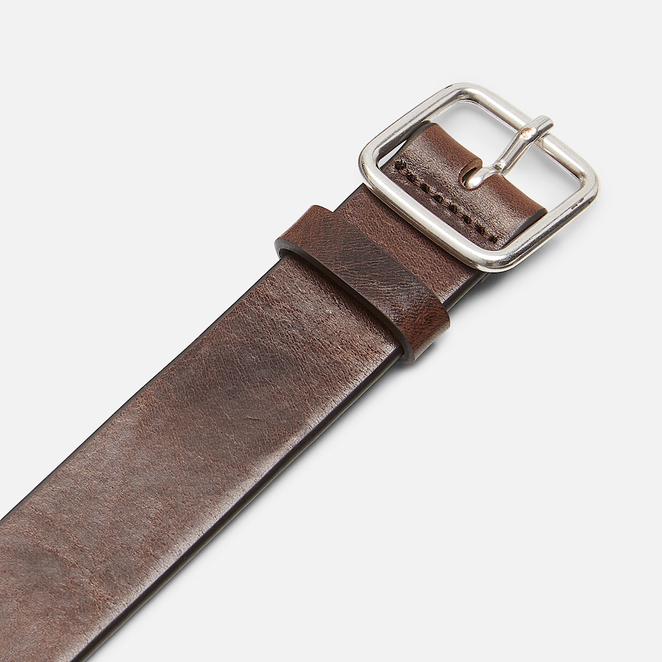 Cintura Timberland in pelle marrone