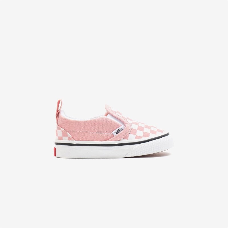 Vans Slip on check rosa da bimbo