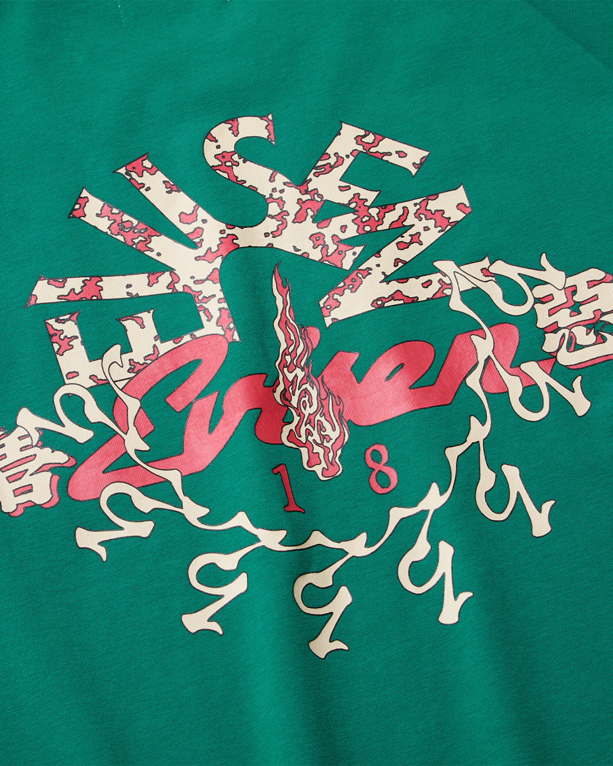 T-Shirt Eye fire verde