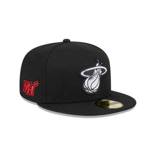 Cappellino 59FIFTY Miami Heat nero