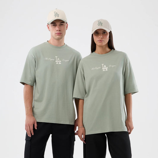 T-Shirt New Era Script verde