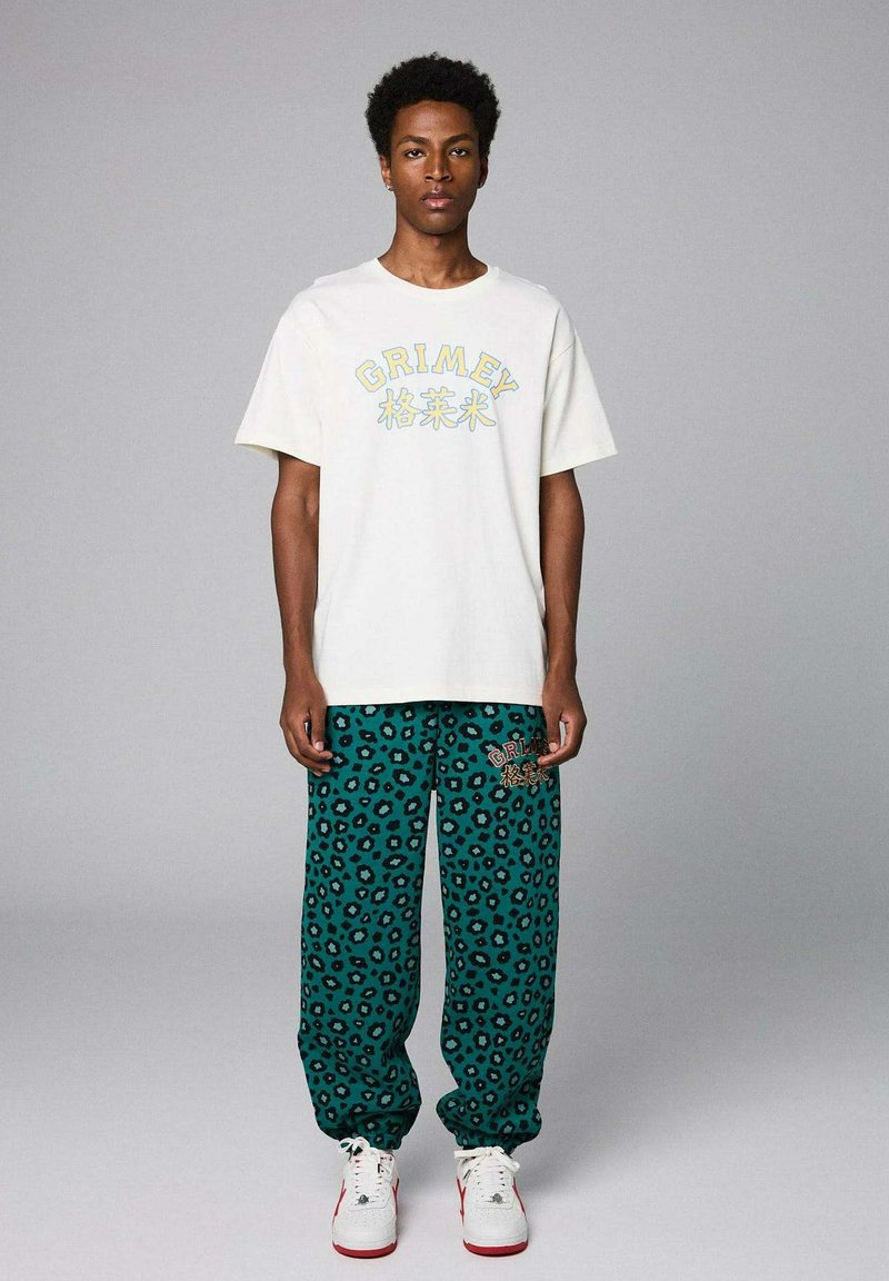 Pantalone tuta Royal leopardato verde