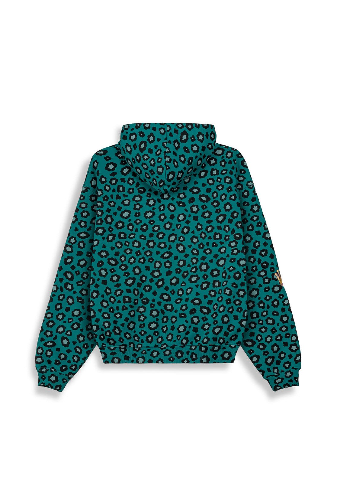 Felpa Royal con cappuccio verde