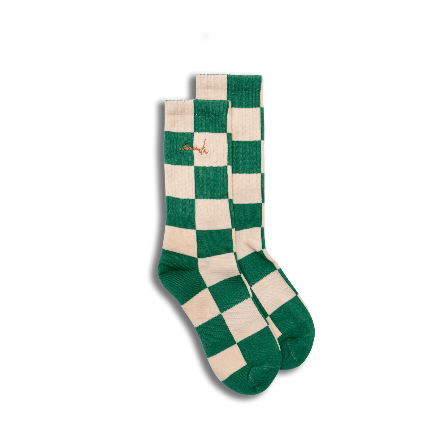 Calze Chess verde/rosa