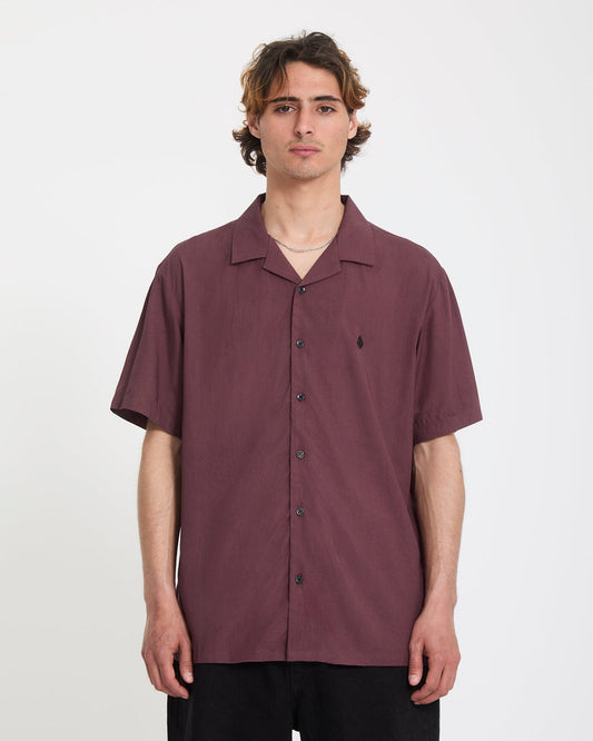Camicia Single stone bordeaux