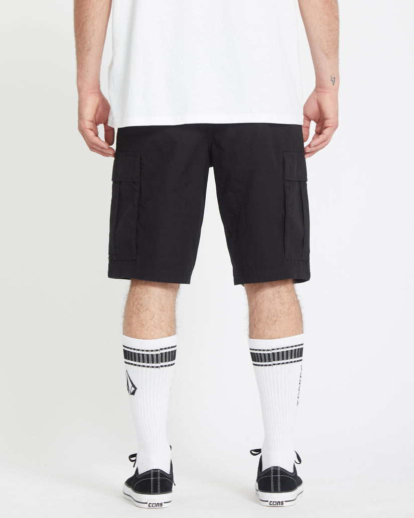 Pantaloncini Strange tripper cargo 22" nero