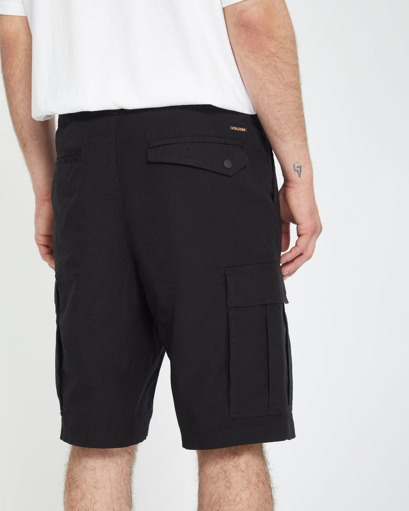 Pantaloncini Strange tripper cargo 22 nero