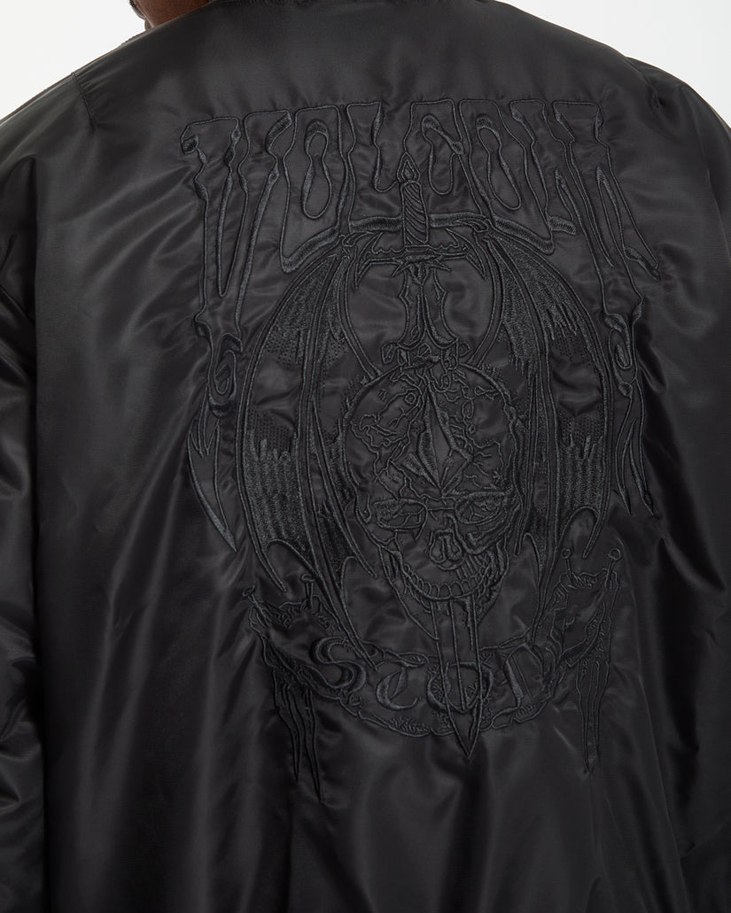 Bomber Skullarstone nero
