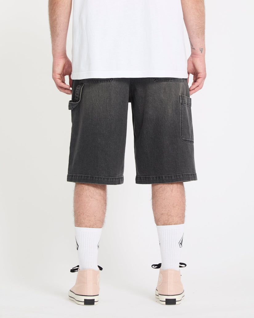 Pantaloncini Kraftsman denim grigio