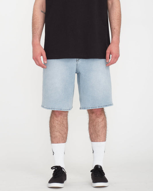 Pantaloncini Billow denim chiaro