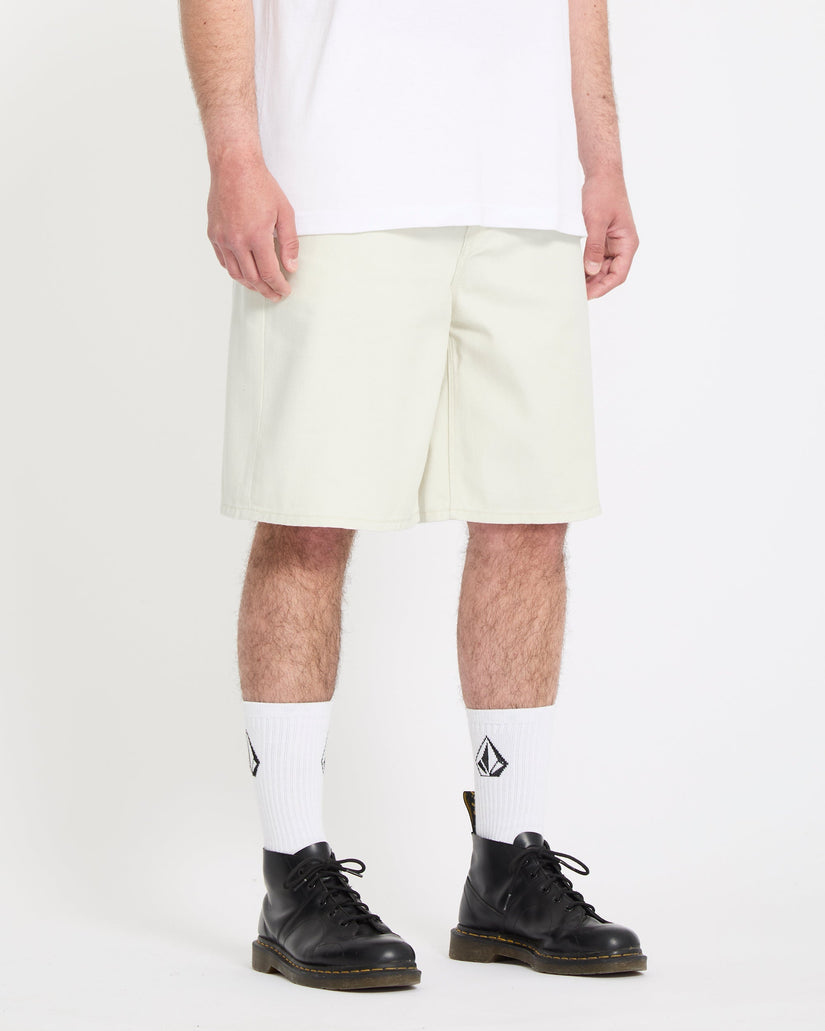 Pantaloncini Billow denim panna