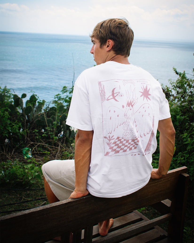 T-Shirt Nowhere bianco