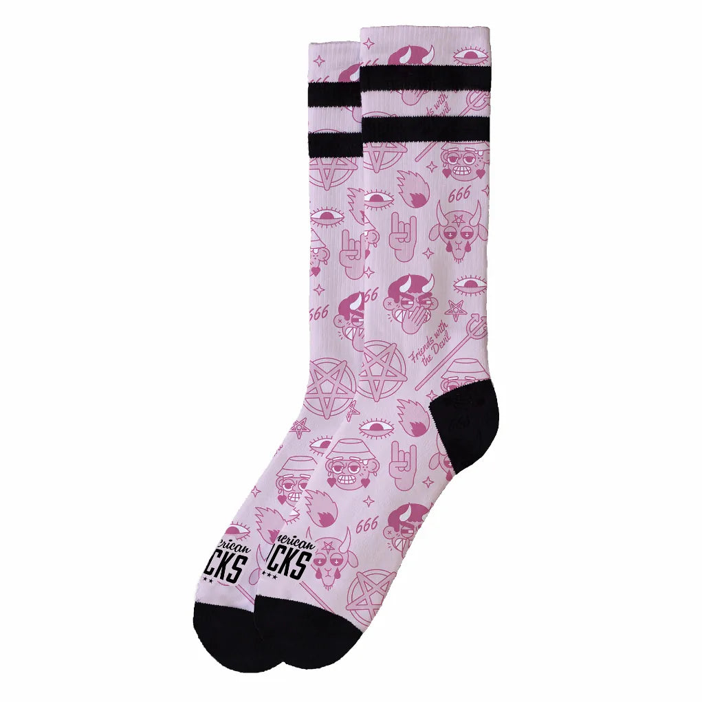 Calze American Socks Friends with the Devil