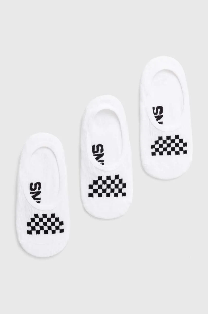 Calze Vans Classic bianco da bambino - 3 paia