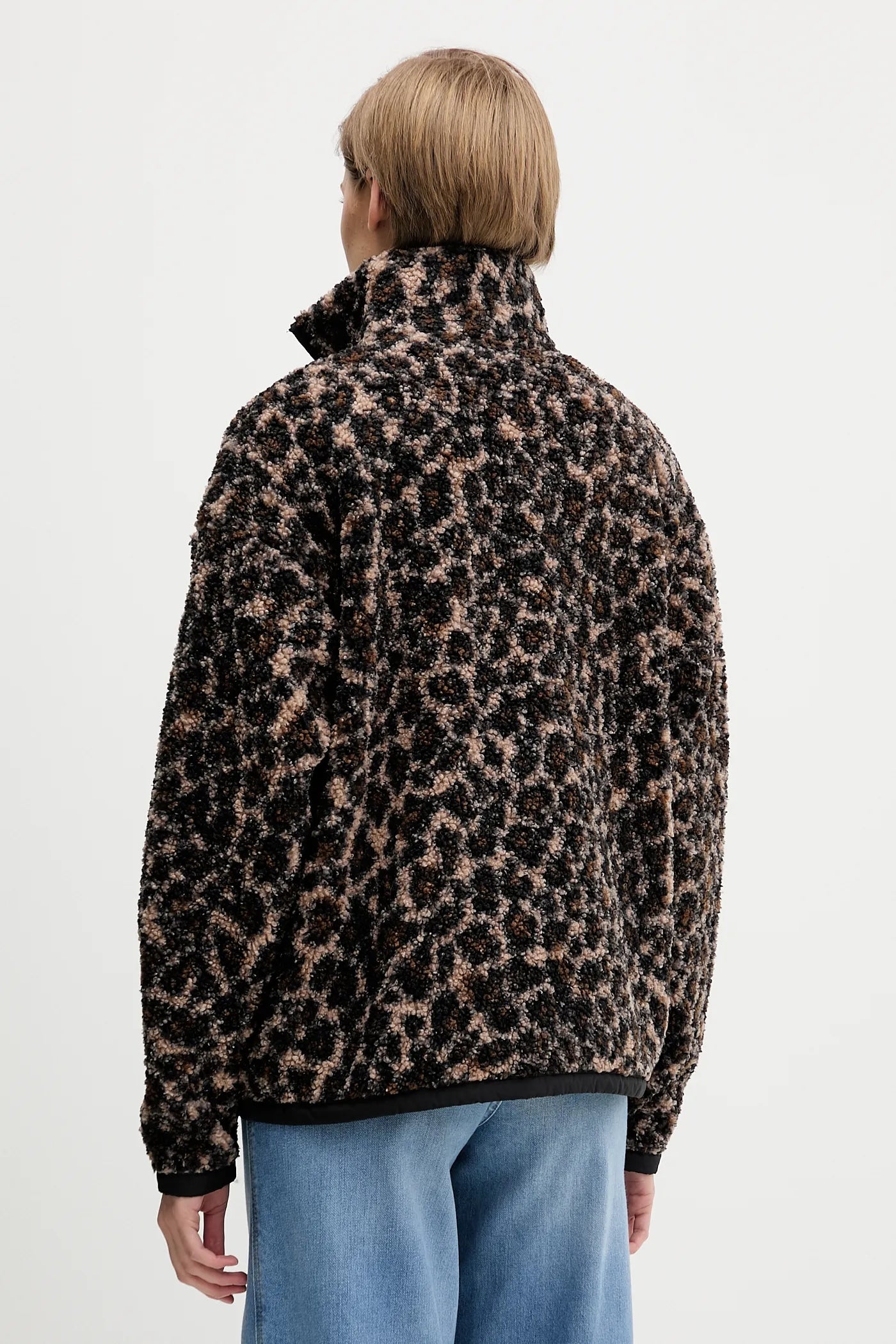 Felpa Tommy Jeans oversize leopardato