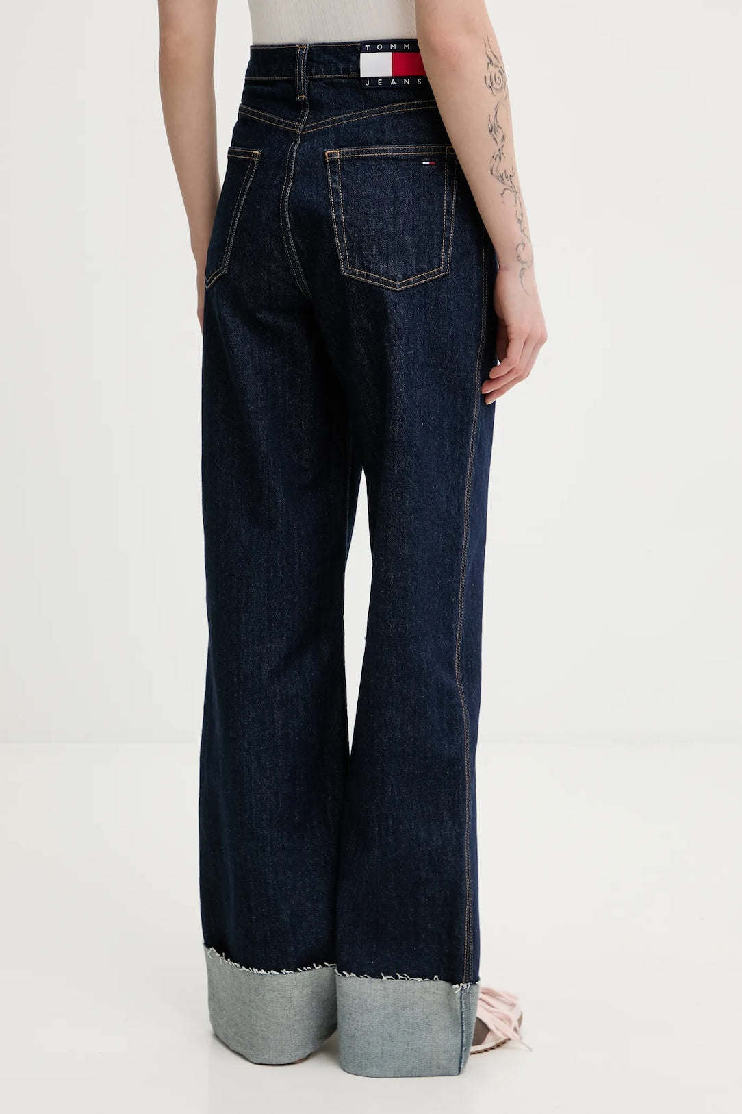 Jeans Claire high wide denim scuro