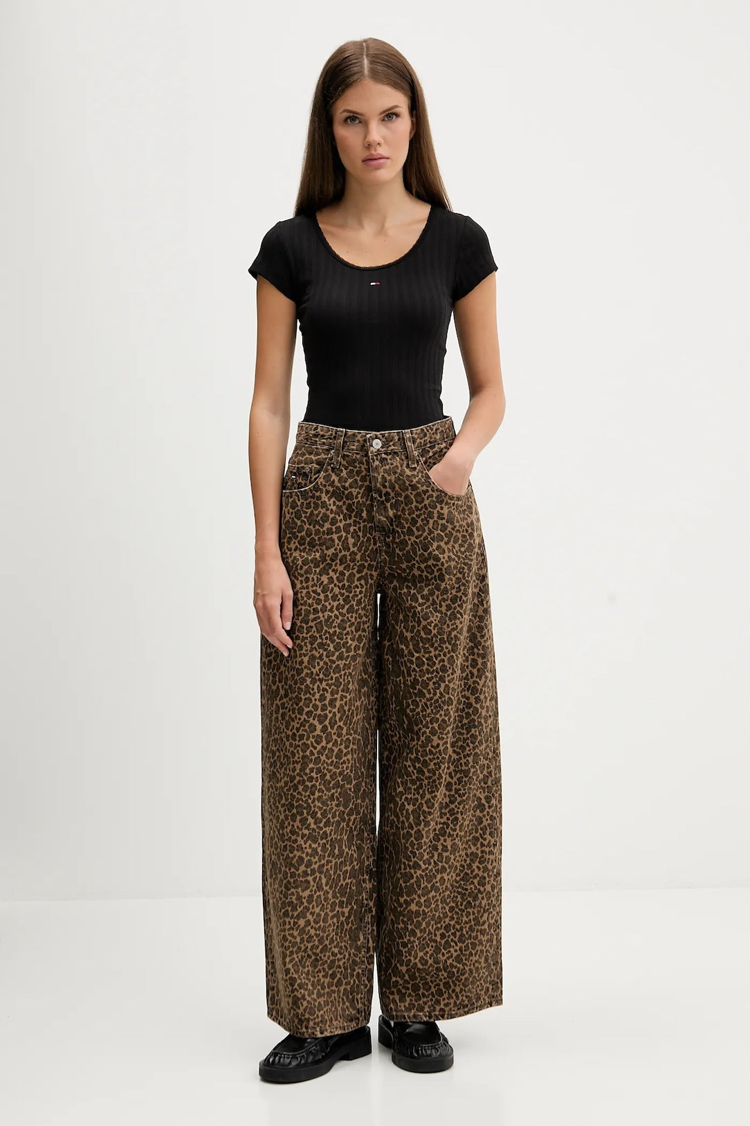 Jeans Charlie leopardato