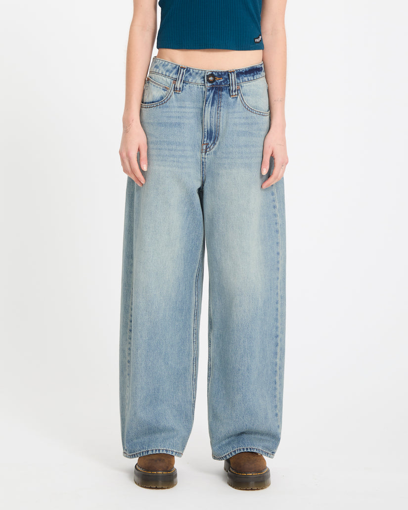 Jeans Beeggy denim slavato