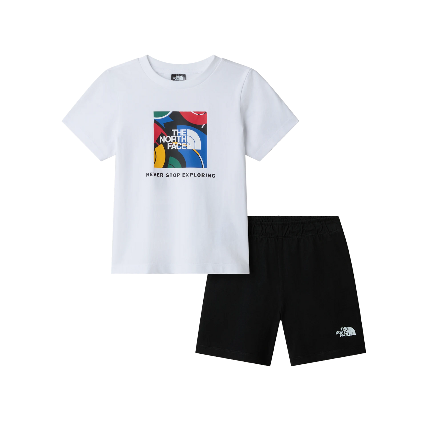 Set The north face bianco - 2/7 ANNI