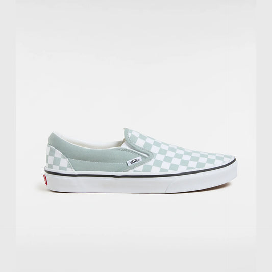 Vans Slip on checkerboard scacchi verde
